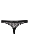 PALM ANGELS PALM ANGELS MONOGRAM-MOTIF LACE THONG