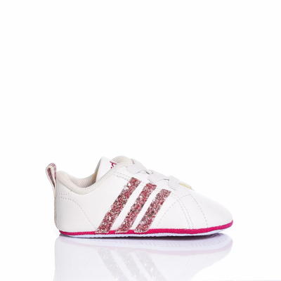 Mimanera Kids' Adidas Culla Glitter Pink Customized  In White