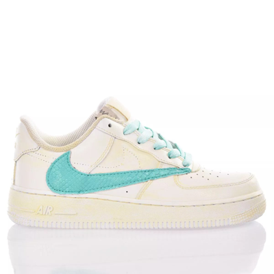 Mimanera Nike Air Force 1 Cream Tiffany Custom