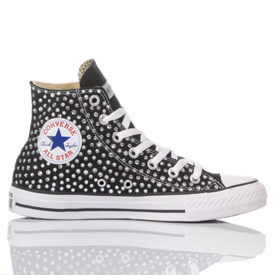 Mimanera Converse Swarovski Black Customized