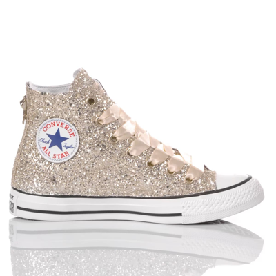 Mimanera Converse Chuck Taylor With Gold Glitter