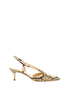 Francesco Russo Pointed Toe Sandals With Crisscross Straps In Tan