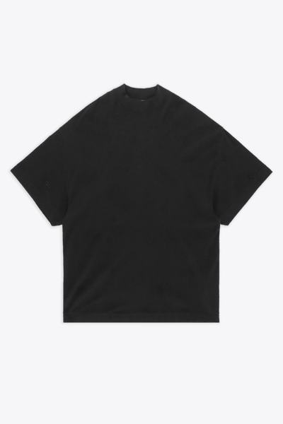 Alyx Distressed Oversized T-shirt Distressed Black Cotton T-shirt - Distressed Oversized T-shirt In Nero