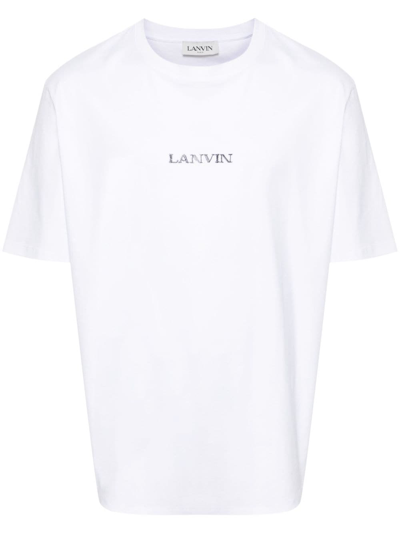 LANVIN LOGO COTTON T-SHIRT