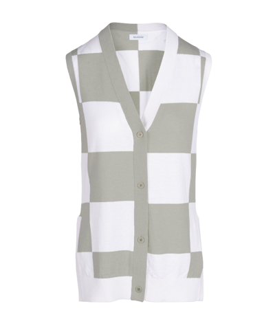 Naadam Cotton Cashmere Sleeveless Cardigan In Mint