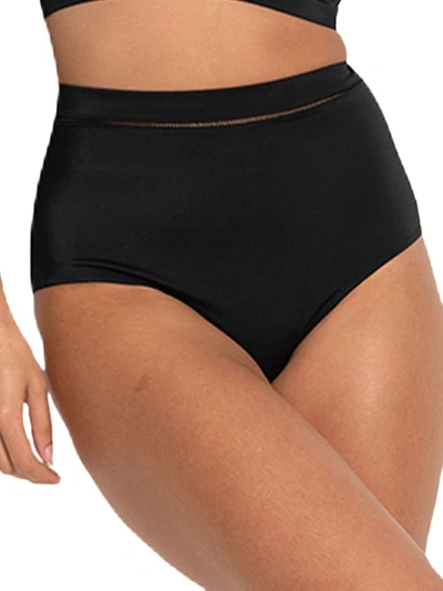 Pour Moi Sydney High-waist Control Bikini Bottom In Black