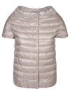 Herno Margherita Chantilly Cape Jacket In Taupe In Beige