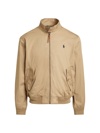 Polo Ralph Lauren Men's Twill Windbreaker Jacket In Cafe Tan