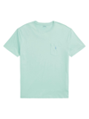 Polo Ralph Lauren Slim-fit Logo-embroidered Cotton-jersey T-shirt In Blue