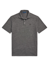 Polo Ralph Lauren Men's Cotton & Linen-blend Polo Shirt In Stadium Grey Heather