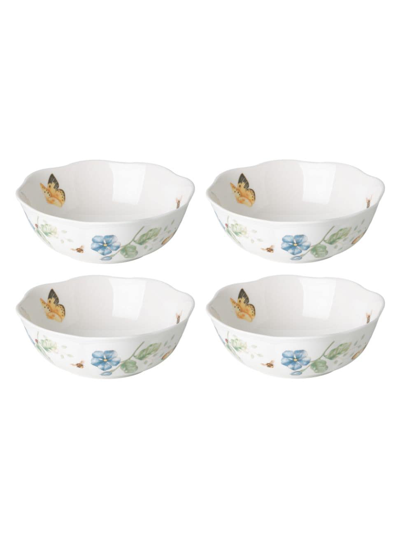 Lenox Butterfly Meadow 4-piece All-purpose Bowl Set In White