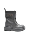 VERSACE BLACK LEATHER BOOTS