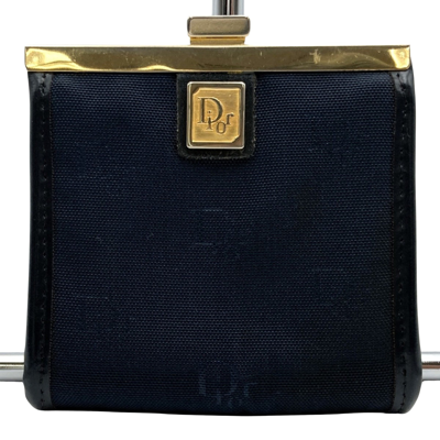 Dior -- Navy Synthetic Wallet  ()