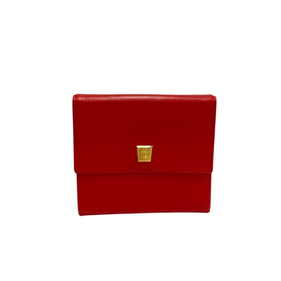 Dior Red Leather Wallet  ()