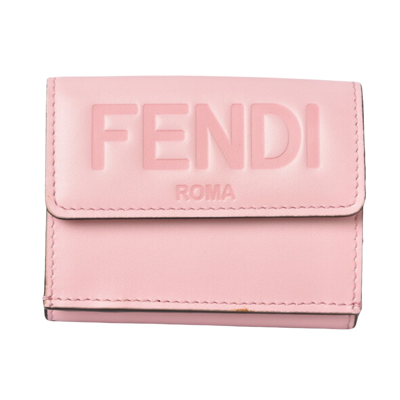 Fendi Pink Leather Wallet  ()