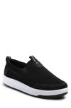 Dearfoams Men's Cypress Water-resistant Energy Return Twin Gore Slipper Shoes In Black