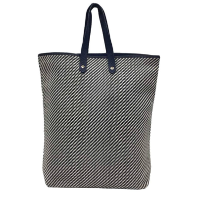 Hermes Hermès Ahmedabad Navy Leather Tote Bag ()