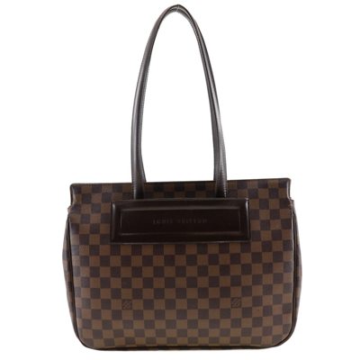 Pre-owned Louis Vuitton Parioli Brown Canvas Tote Bag ()