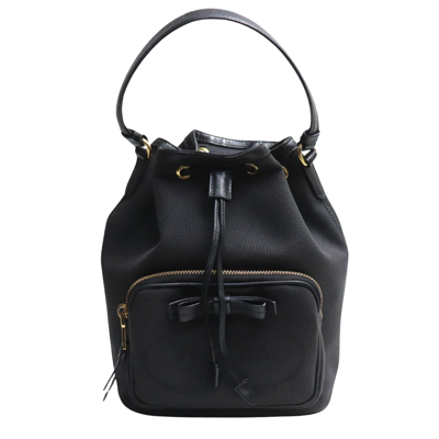 Prada Bucket Bag Synthetic Handbag () In Black