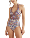 BODEN BODEN KEFALONIA HALTER NECK SWIMSUIT