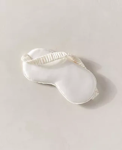 Ann Taylor Haven Well Within Washable Silk Eye Mask In Ivory