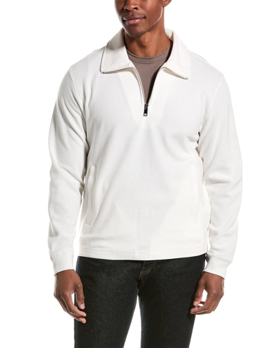 Theory Allons 1/4-zip Pullover In White