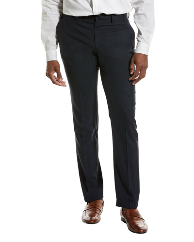 Theory Curtis Wool-blend Pant In Blue