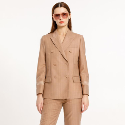 Ports 1961 1961 女装秋季时尚气质舒适休闲长袖短夹克 In Brown