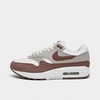 Nike Women's Air Max 1 Casual Sneakers From Finish Line In Summit White/smokey Mauve/light Iron Ore