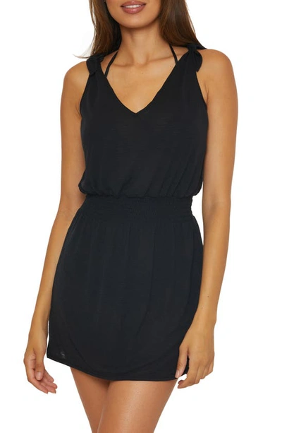 Becca Breezy Basics Smocked Waist Cover-up Dress