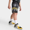 Nike Kids' Jordan Boys' Sky Fade Mesh Shorts In Black/yellow