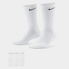 Nike Everyday Cushioned Training Crew Socks (3-pack) In White/black