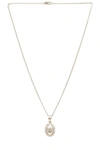 Martine Ali 925 Silver Henri Stone Necklace In Silver
