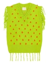 Harago Speckle Vest In Green