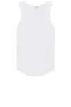 Agolde White Morris Tank Top In White