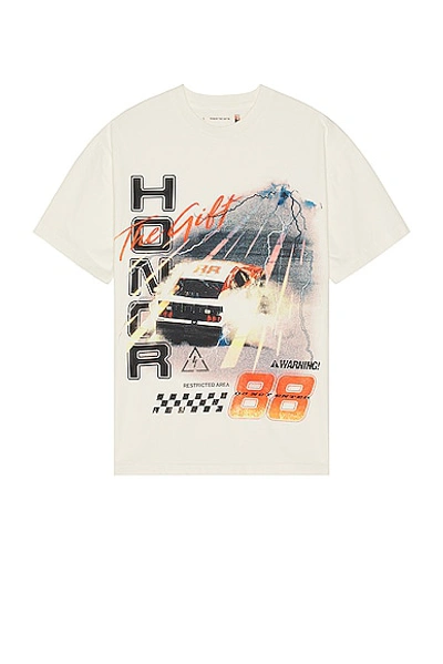 Honor The Gift Grand Prix 2.0 Short Sleeve Tee In White