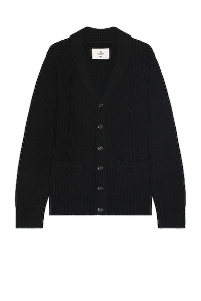 Reigning Champ Vinnie Cardigan In Black