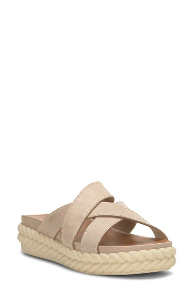 Lucky Brand Loftee Platform Sandal In Smoke Grey Sumhaz