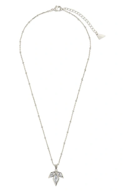Sterling Forever Lissie Pendant Necklace In Silver