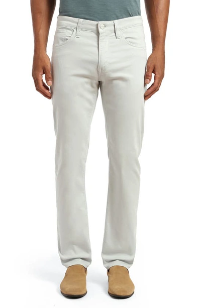 34 Heritage Courage Straight Leg Twill Pants In Pearl Twill