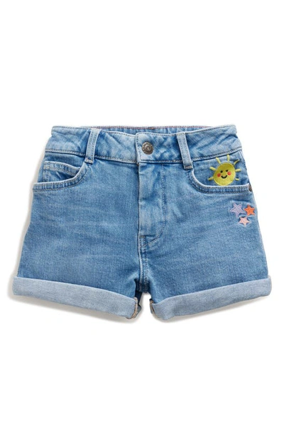 Mini Boden Kids' Denim Shorts Light Vintage Weather Girls Boden