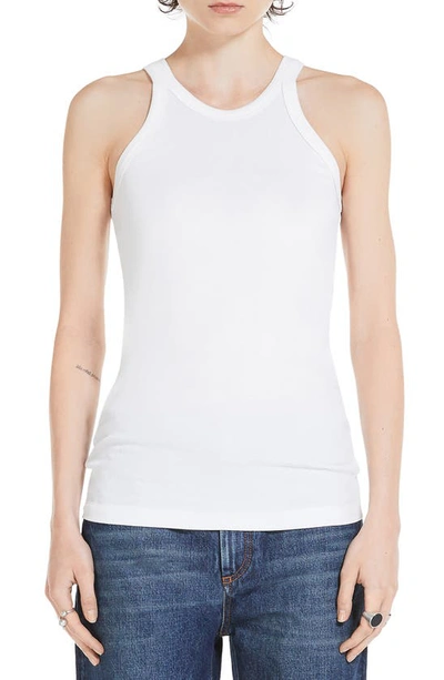 Sportmax Nastie Tank Top In Optical White