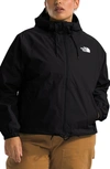 The North Face Antora Water Repellent Hooded Jacket In Black