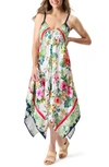 TOMMY BAHAMA FLORA COVER-UP SCARF DRESS