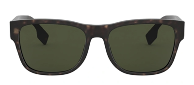 Burberry Carter Be 4309 353671 Square Sunglasses In Green