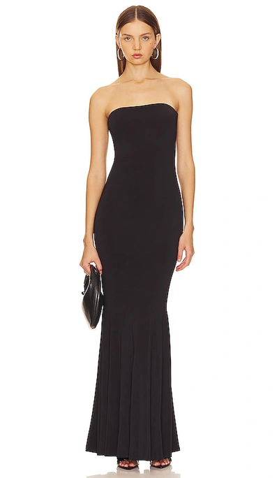 Lovers & Friends X Anja Dujakovi? Bex Strapless Gown In É»‘è‰²