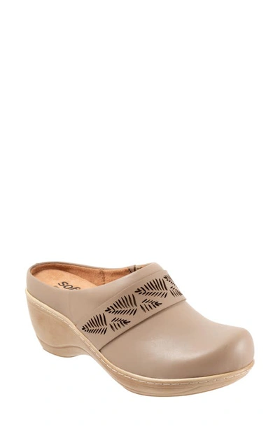 Softwalk Melita Clog In Taupe