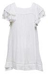 Snapper Rock Toddler, Child Girl White Tassel Time Beach Dress In White
