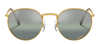 Ray Ban Unisex Polarized Sunglasses, Rb3637 New Round 47 In Multi