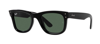Ray Ban Sunglasses Unisex Wayfarer Reverse - Black Frame Green Lenses 50-22 In Multi
